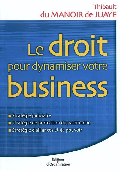Front cover_Le droit pour dynamiser votre business