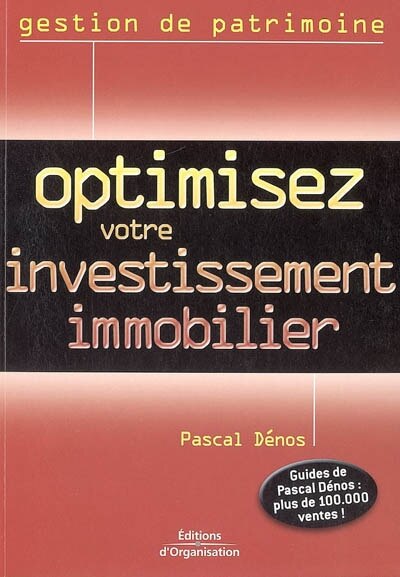 Couverture_Optimisez votre investissement immobilier