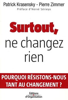 Front cover_Surtout, ne changez rien