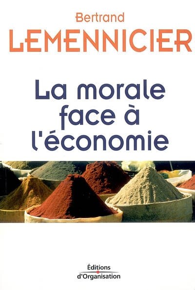 Couverture_La morale face à l'économie