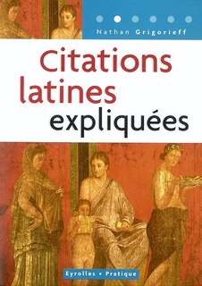 Front cover_Citations latines expliquées