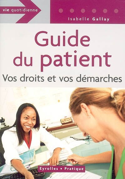 Front cover_Guide du patient : vos droits et vos démarches