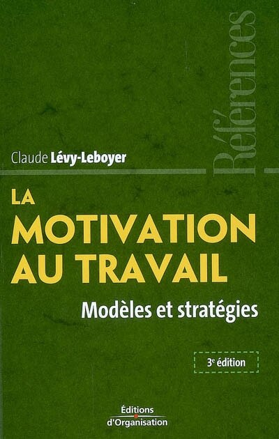 Front cover_La motivation au travail