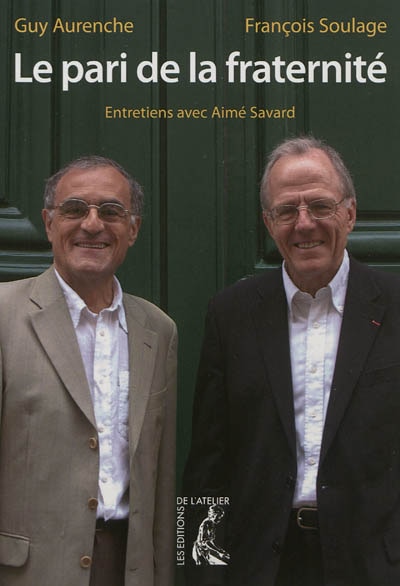 Front cover_Le pari de la fraternité