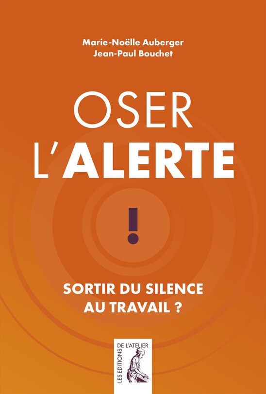 Front cover_Oser l'alerte