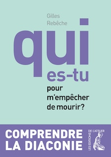 Front cover_Qui es-tu pour m'empêcher de mourir ?