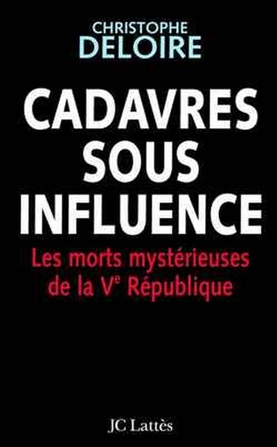 Front cover_Cadavres sous influence