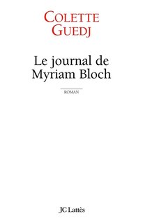 Couverture_Le journal de Myriam Bloch