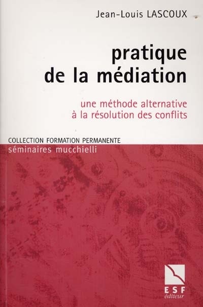 Front cover_Pratique de la médiation