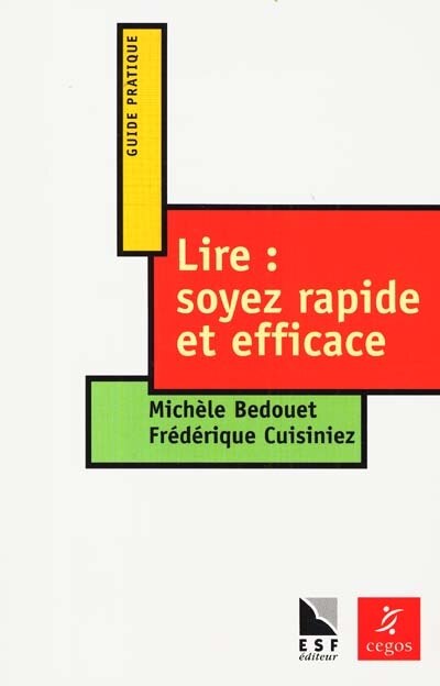 Front cover_Lire : soyez rapide et efficace