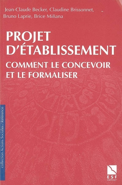 Front cover_Projet d'établissement