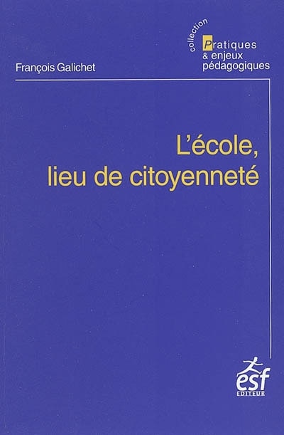 Couverture_L'école, lieu de citoyenneté
