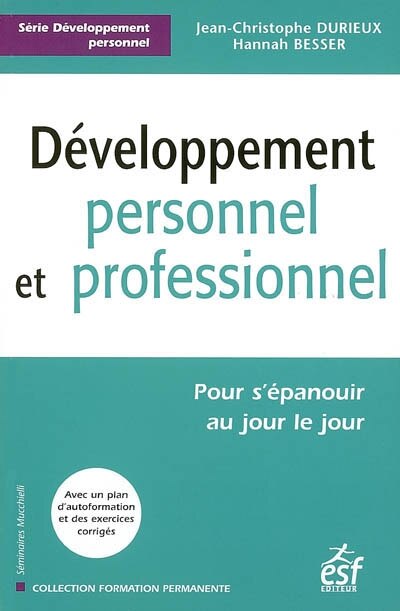 Couverture_Développement personnel et professionnel : pour s'accomplir au jour le jour