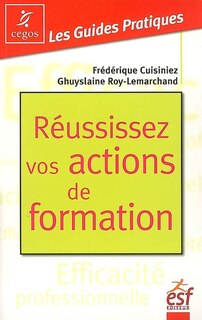 Front cover_Réussissez vos actions de formation