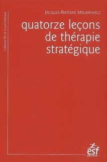 Front cover_Quatorze leçons de thérapie stratégique