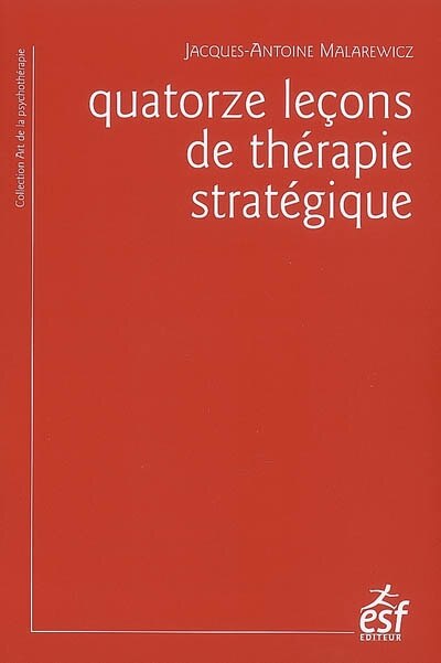 Front cover_Quatorze leçons de thérapie stratégique