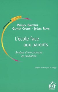 Couverture_L' école face aux parents