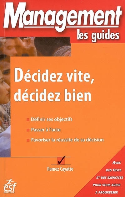 Front cover_Décidez vite, décidez bien