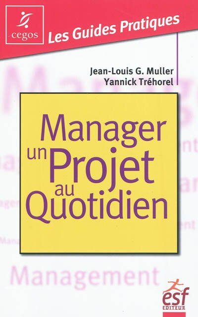 Front cover_Manager un projet au quotidien