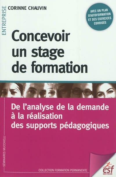 Front cover_Concevoir un stage de formation : de l'analyse de la demande à la réalisation des supports pédagogiques