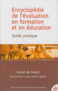 Front cover_Encyclopédie de l'évaluation en formation et en éducation : guide pratique