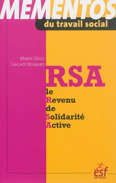Couverture_RSA : le revenu de solidarité active
