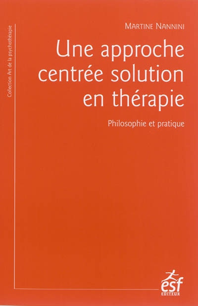 Front cover_Une approche centr&eacute;e solution en th&eacute;rapie