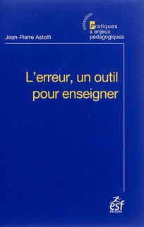 Couverture_L' erreur, un outil pour enseigner