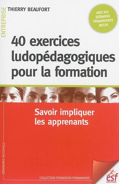 Front cover_40 exercices ludiques pour la formation