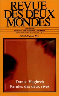 Front cover_Revue des deux mondes, n°12 (2000). France Maghreb, paroles des deux rives