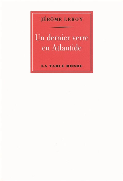 Front cover_Un dernier verre en Atlantide