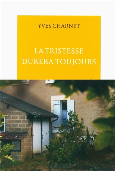 Front cover_La tristesse durera toujours