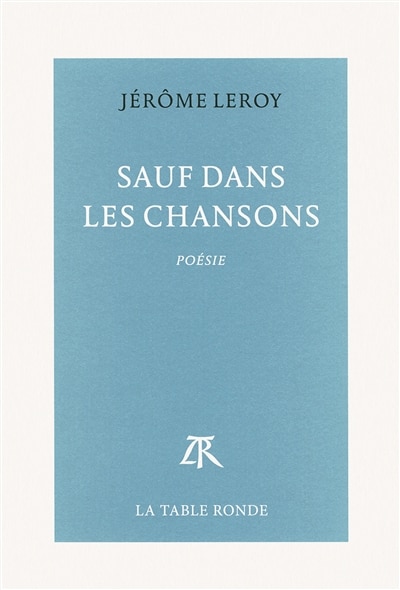 Front cover_Sauf dans les chansons