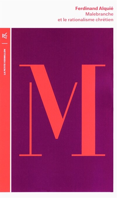 Front cover_Malebranche et le rationalisme chrétien