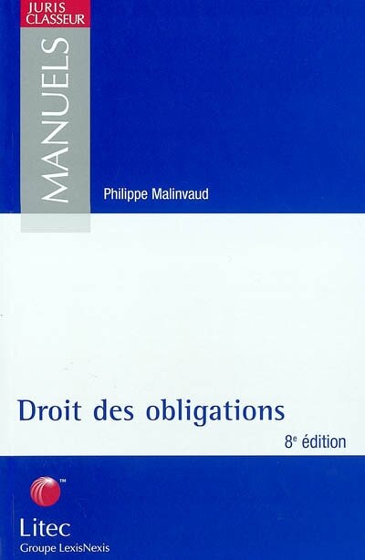 Front cover_Droit des obligations