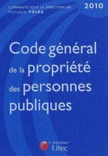 Front cover_Code général de la propriété des personnes publiques 2010