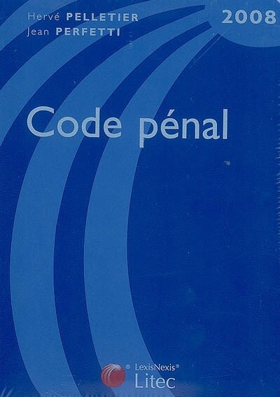 Front cover_Code p&eacute;nal 2008