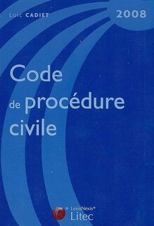 Couverture_Code de proc&eacute;dure civile 2008