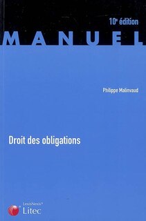 Front cover_Droit des obligations