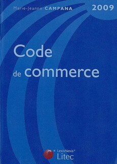 Front cover_Code de commerce 2009