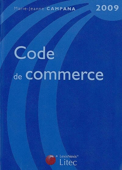 Front cover_Code de commerce 2009