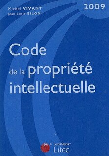 Front cover_Code de la propriété intellectuelle 2009