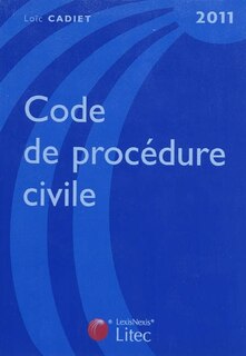 Couverture_Code de proc&eacute;dure civile 2011