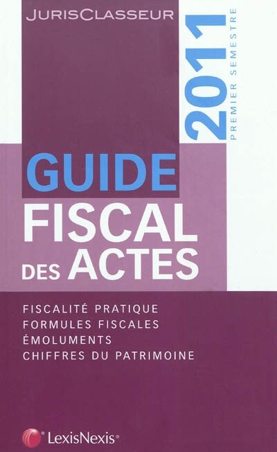 Couverture_Guide fiscal des actes