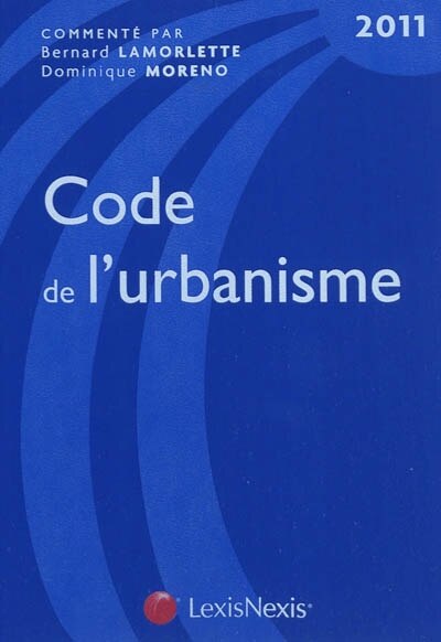 Couverture_Code de l'urbanisme 2011