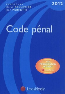 Couverture_Code p&eacute;nal 2012