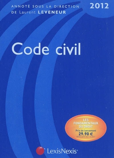 Couverture_Code civil 2012