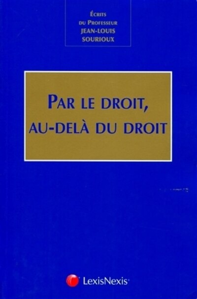 Front cover_Par le droit, au-delà du droit