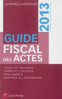 Couverture_Guide fiscal des actes