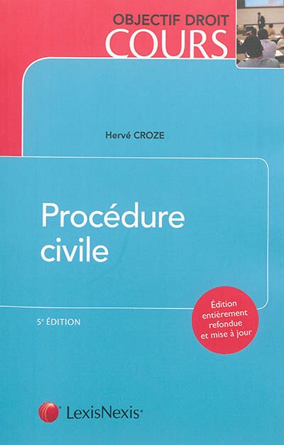 Couverture_Procédure civile